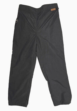 Canvasback Men's Nylon Black Weather Track Pants Windbreaker Full Zip XXL